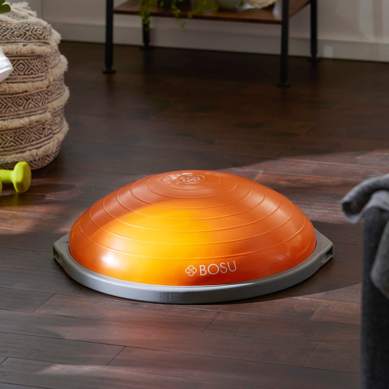 BOSU Balance Trainer, 65cm - Original Orange/Gray (Gymnastics, 300lbs Capacity, Rubber) - Image 2